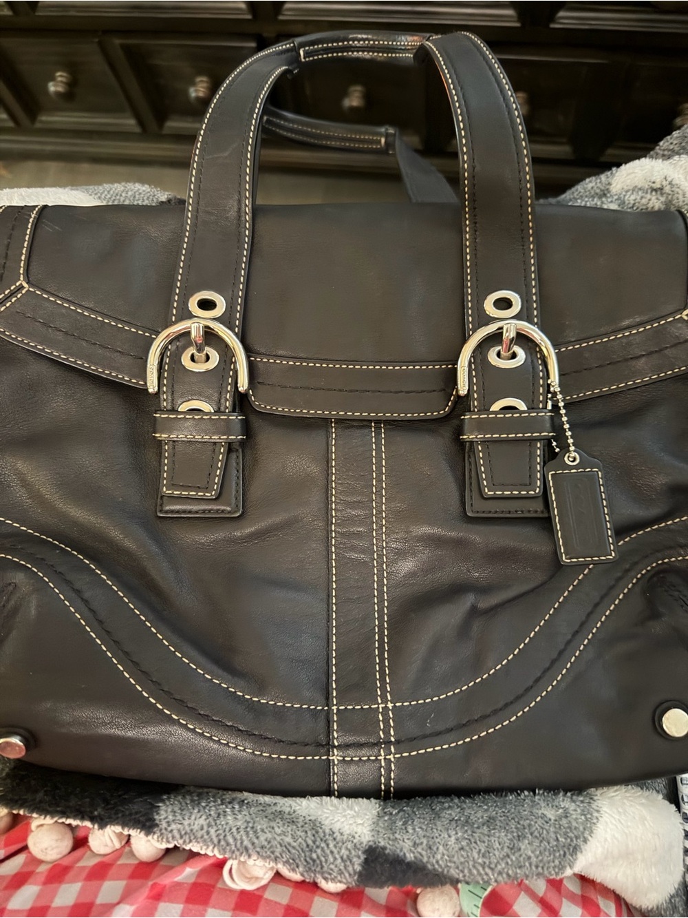 Coach Vintage Hamptons Soho Buckle Shoulder Bag